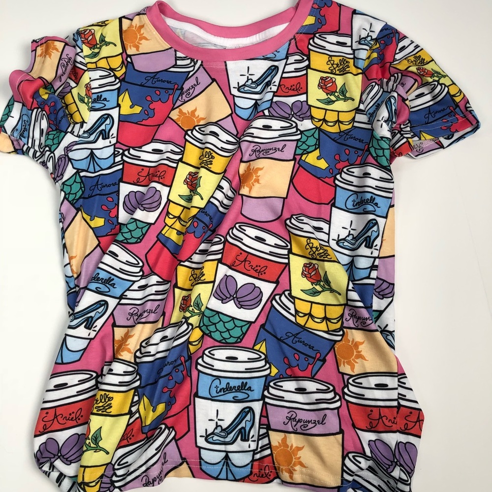Parkbound Disney Princess Starbucks Coffee shirt